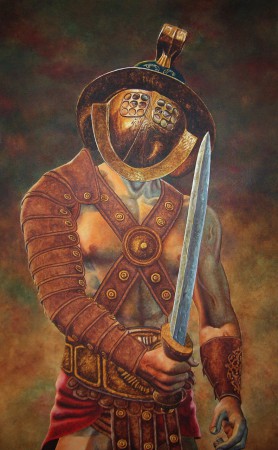 Spartacus a gladiátor / Spartacus the Gladiator Olajfestmény, kasírozott festővászon. Festő: Angyalos László lastangelheart@gmail.com Ár: 120.000,- HUF A kép vásárlás előtt megtekinthető! 